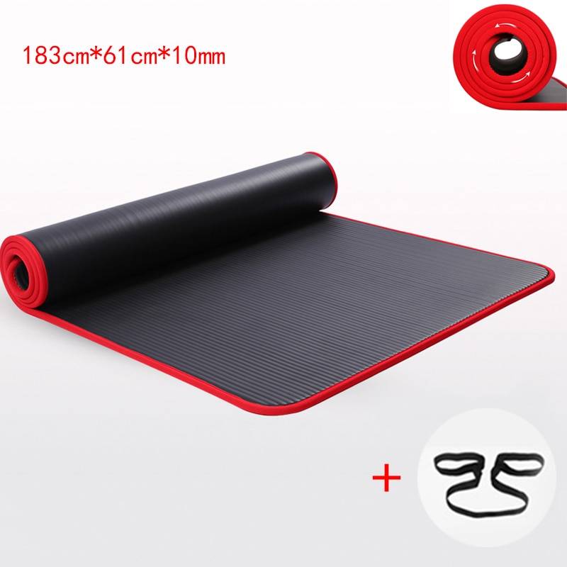 PROIRON Tapis de Yoga Epais 10MM, Antidérapant Tapis d'exercice Fitness,  Tapis de Gymnastique pour Yoga Pilates Gym Exercices Sport Camping Voyage,  en Mousse NBR/respecte la Peau, Violet : : Sports et Loisirs