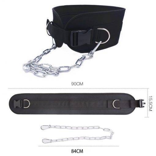 Ceinture Lestée Large pour tractions et dips Accessoires de Musculation