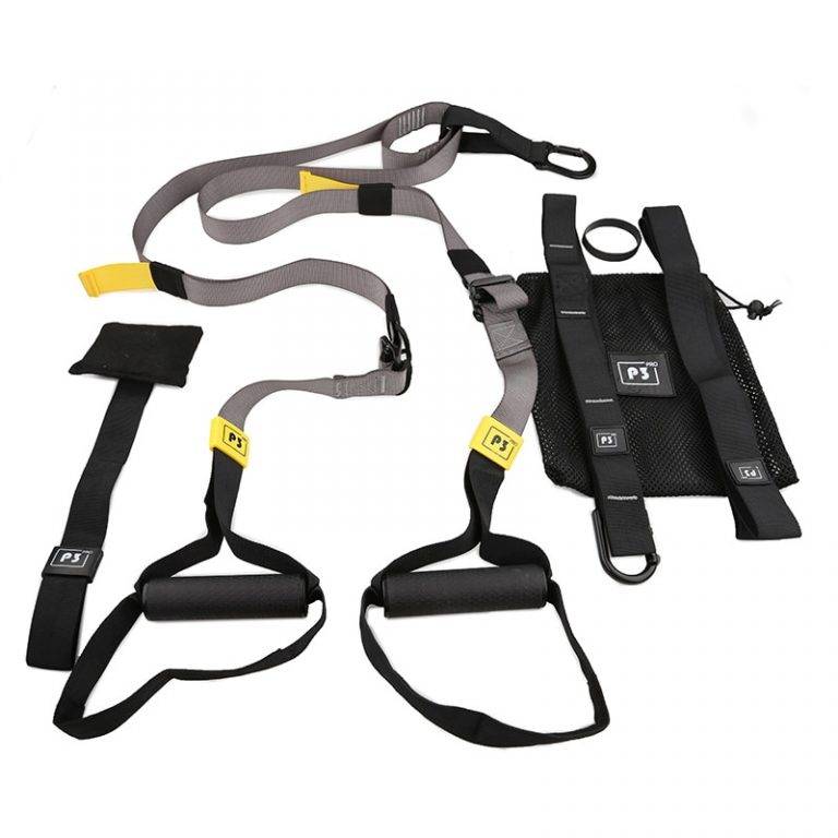 Pack Musculation Wylo Fitness : 6 élastiques (5 à 70kg) + Sangles De Suspension